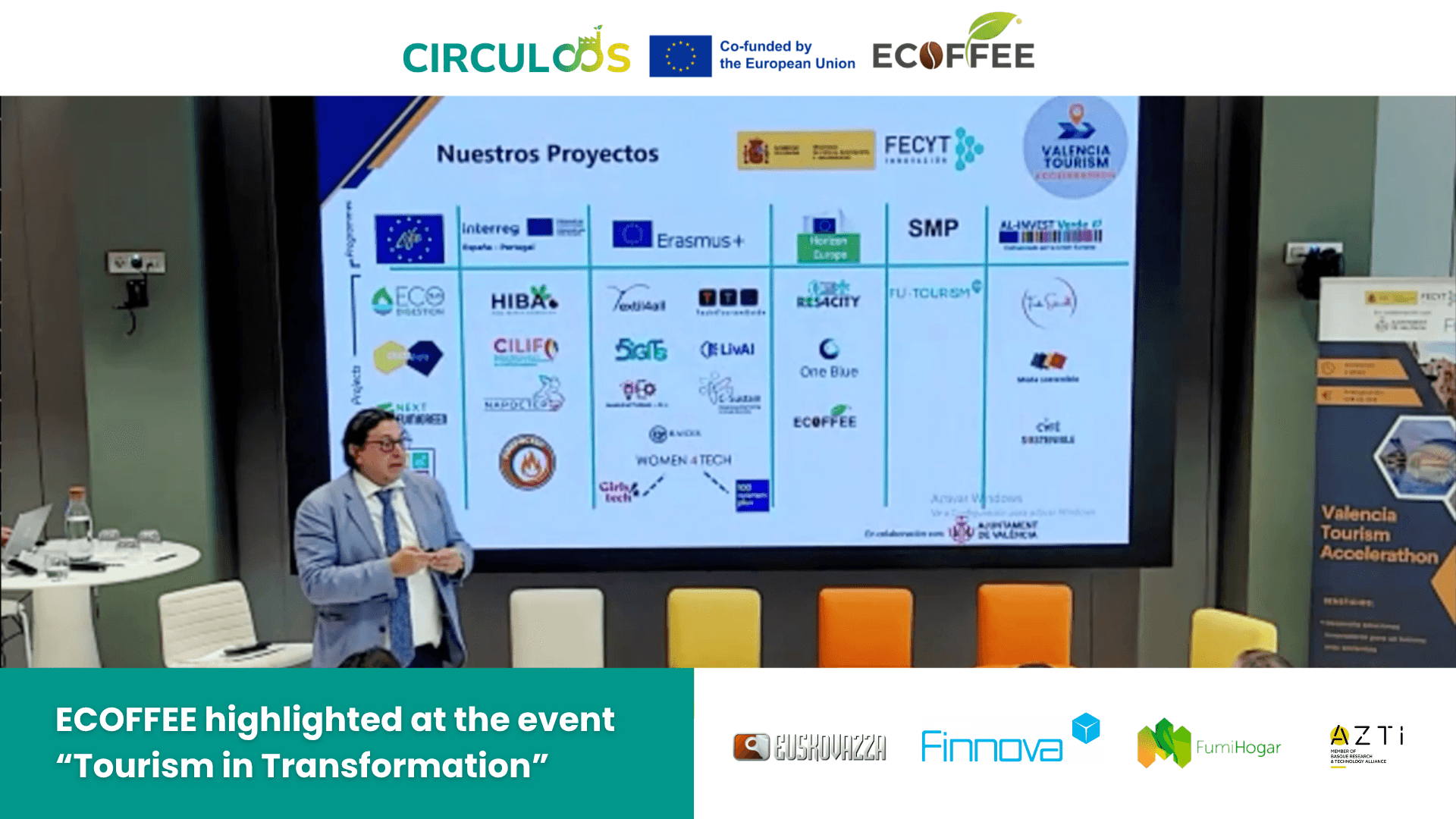 ECOFFEE highlighted in Valencia as an example of circular economy applied to sustainable tourism
