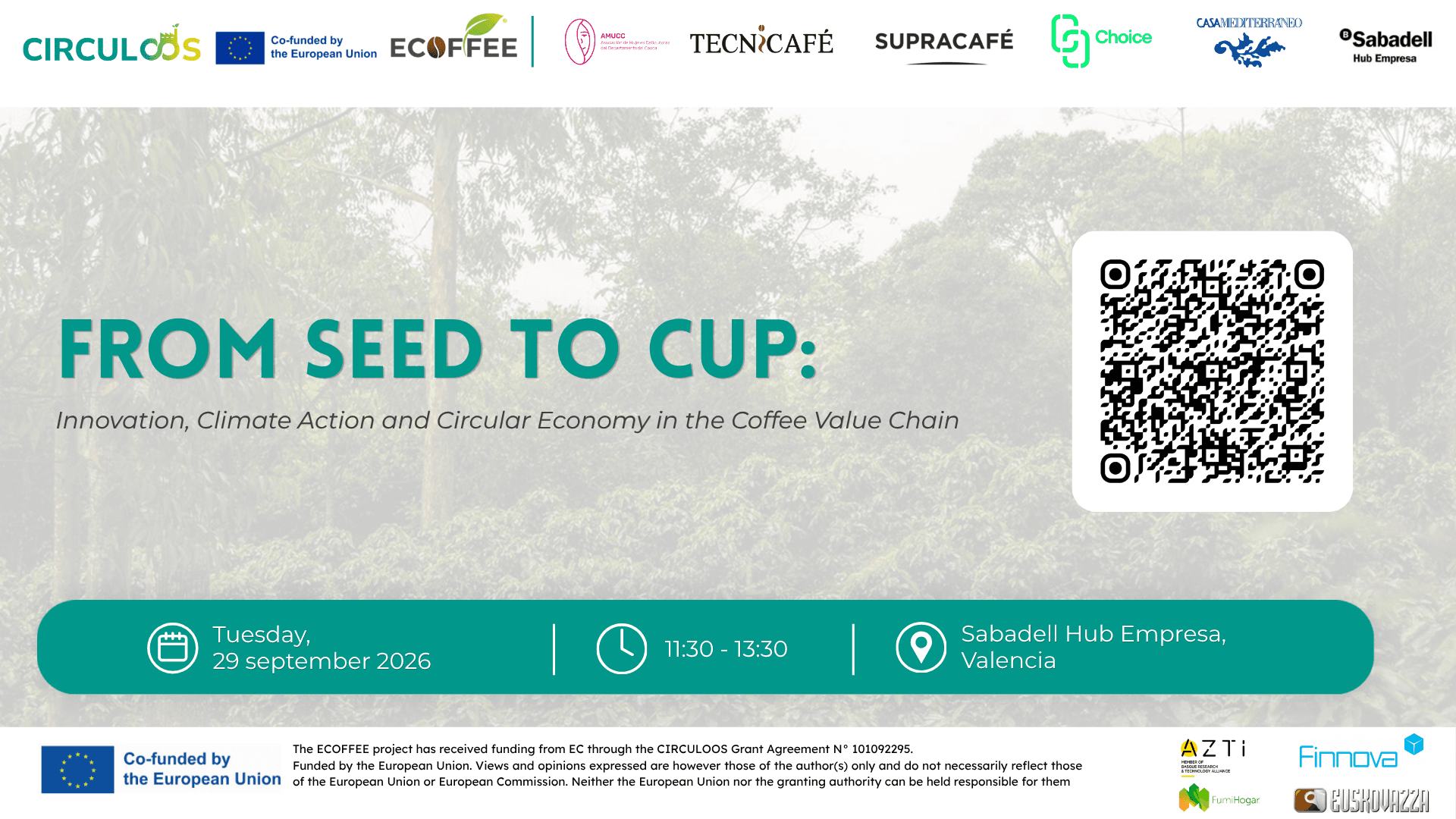 Valencia to host the ECOFFEE European Summit on the circular economy of coffee