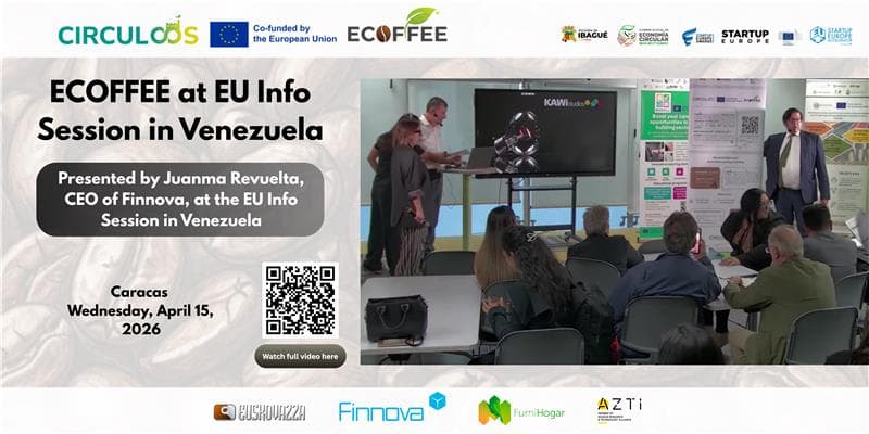 Finnova presents ECOFFEE in Venezuela as an exportable circular bioeconomy model for Latin America