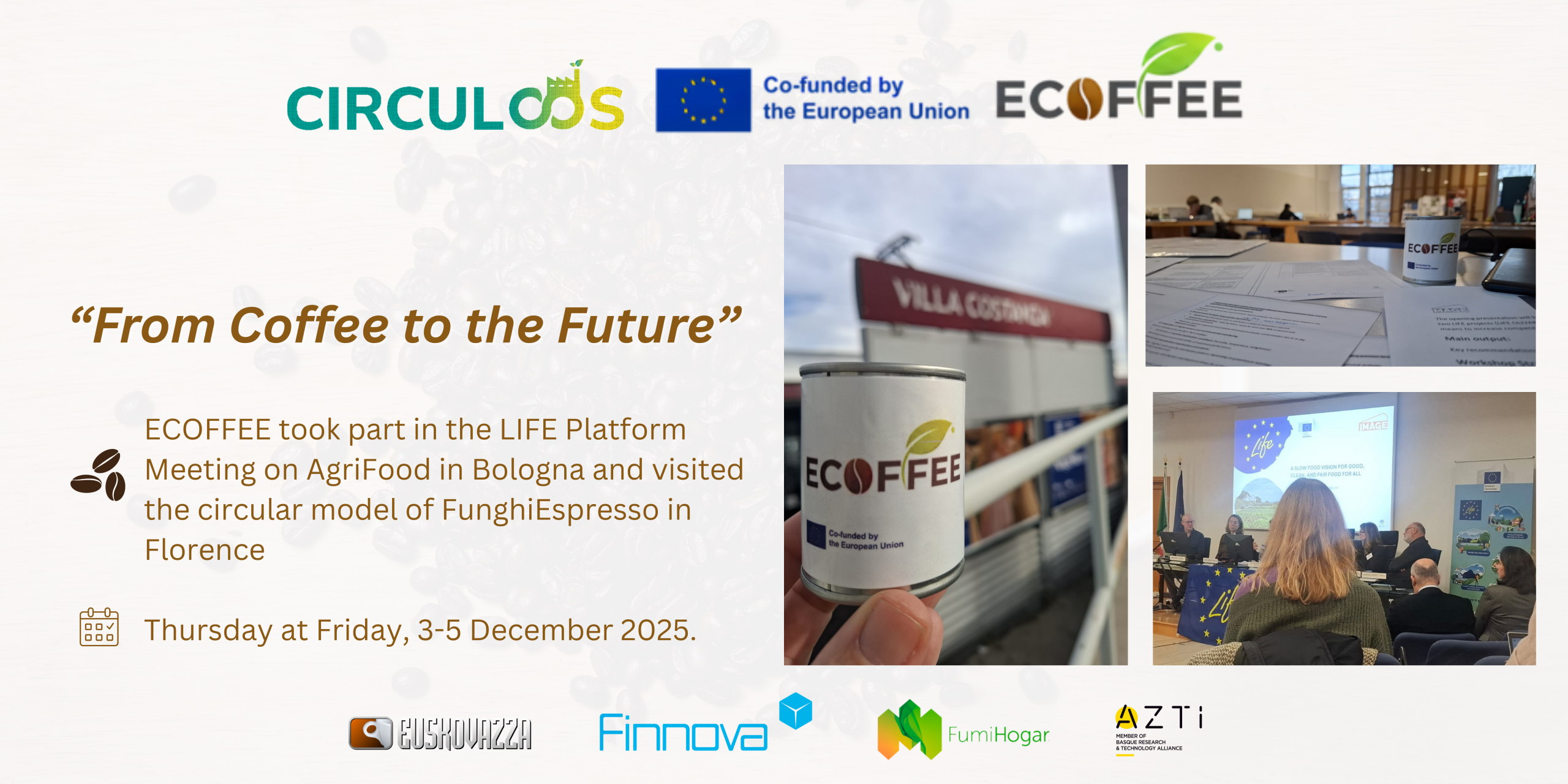 ECOFFEE strengthens its commitment to circular economy during its technical mission in Italy