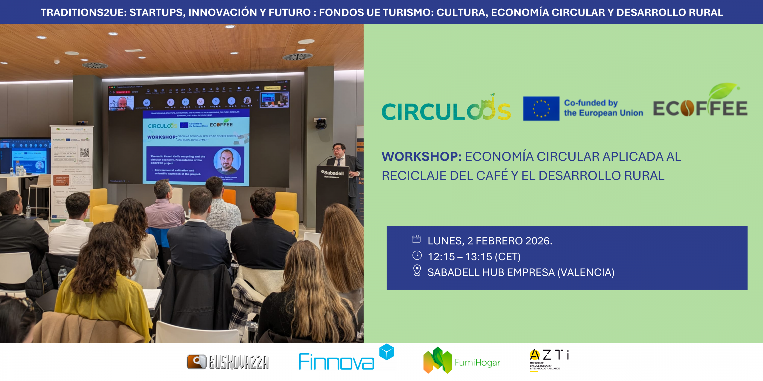 ECOFFEE impulsa en Valencia la innovación sostenible para dar una nueva vida al café