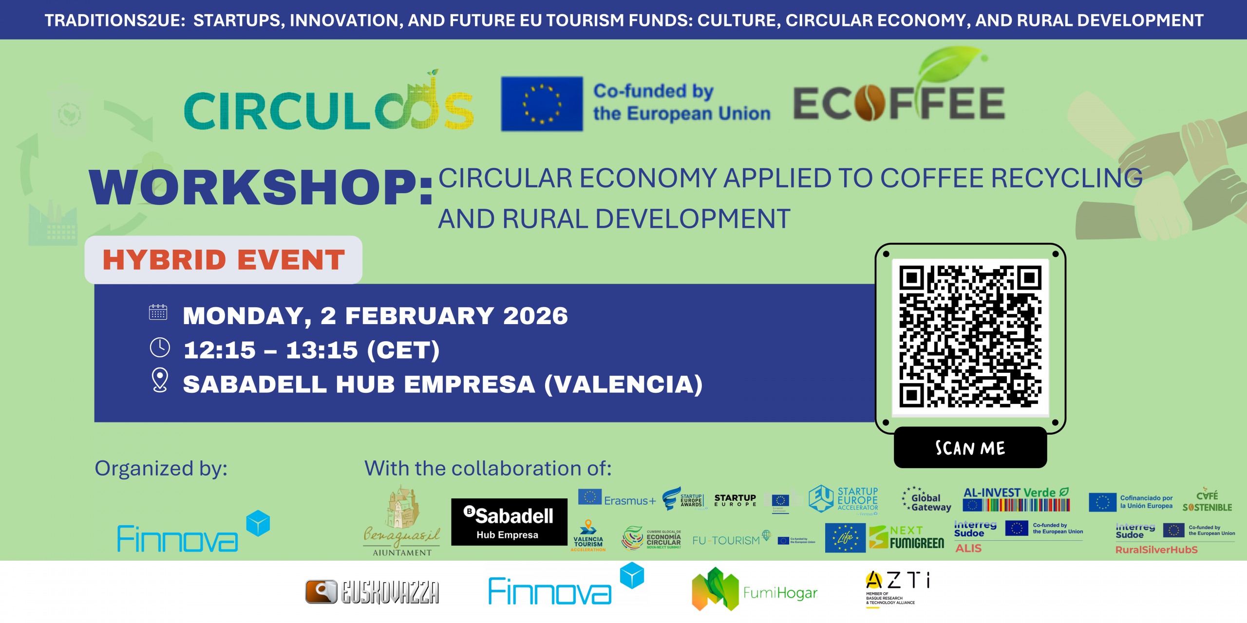 Valencia to Host a European Workshop on the Circular Economy of Coffee within the ECOFFEE Project