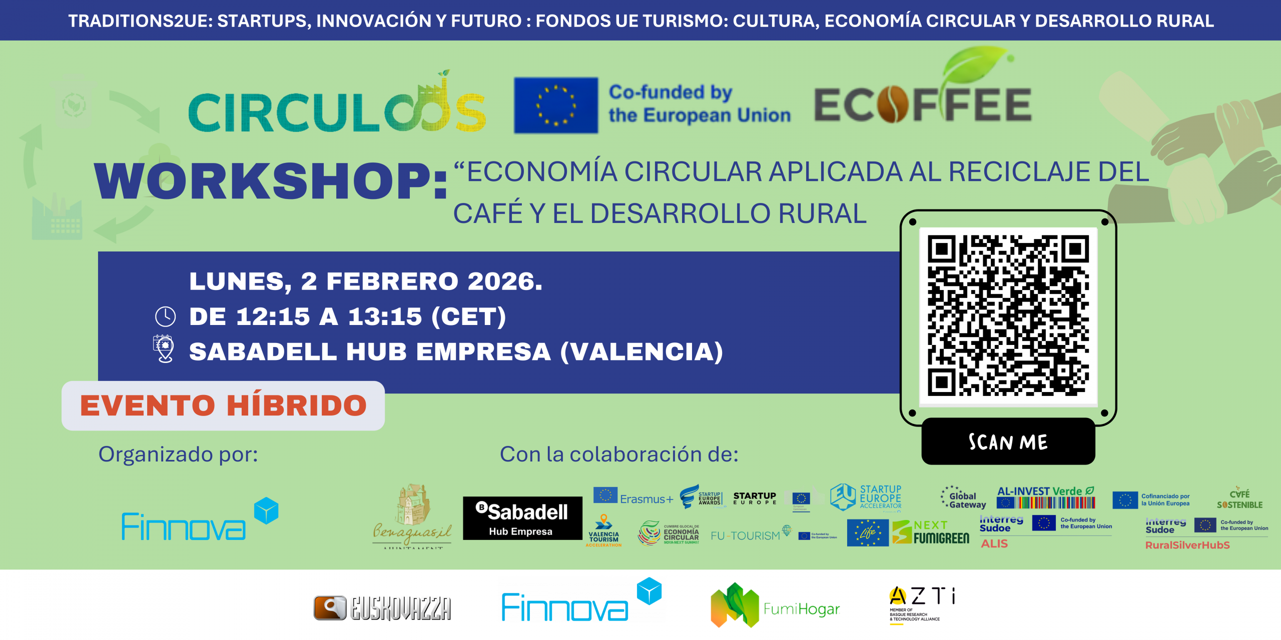 Valencia acoge un workshop europeo sobre economía circular del café en el marco del proyecto ECOFFEE